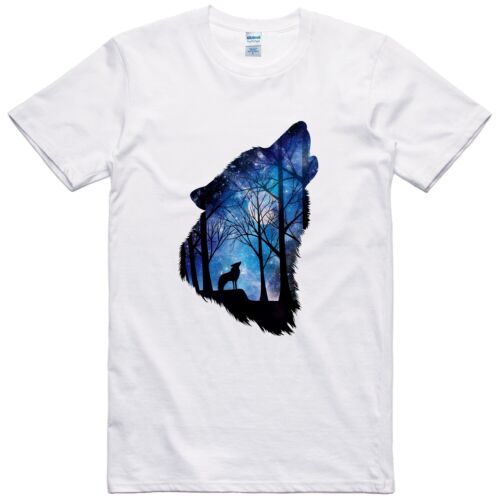 Howling Wolf T Shirt Unisex Nature Design Tee