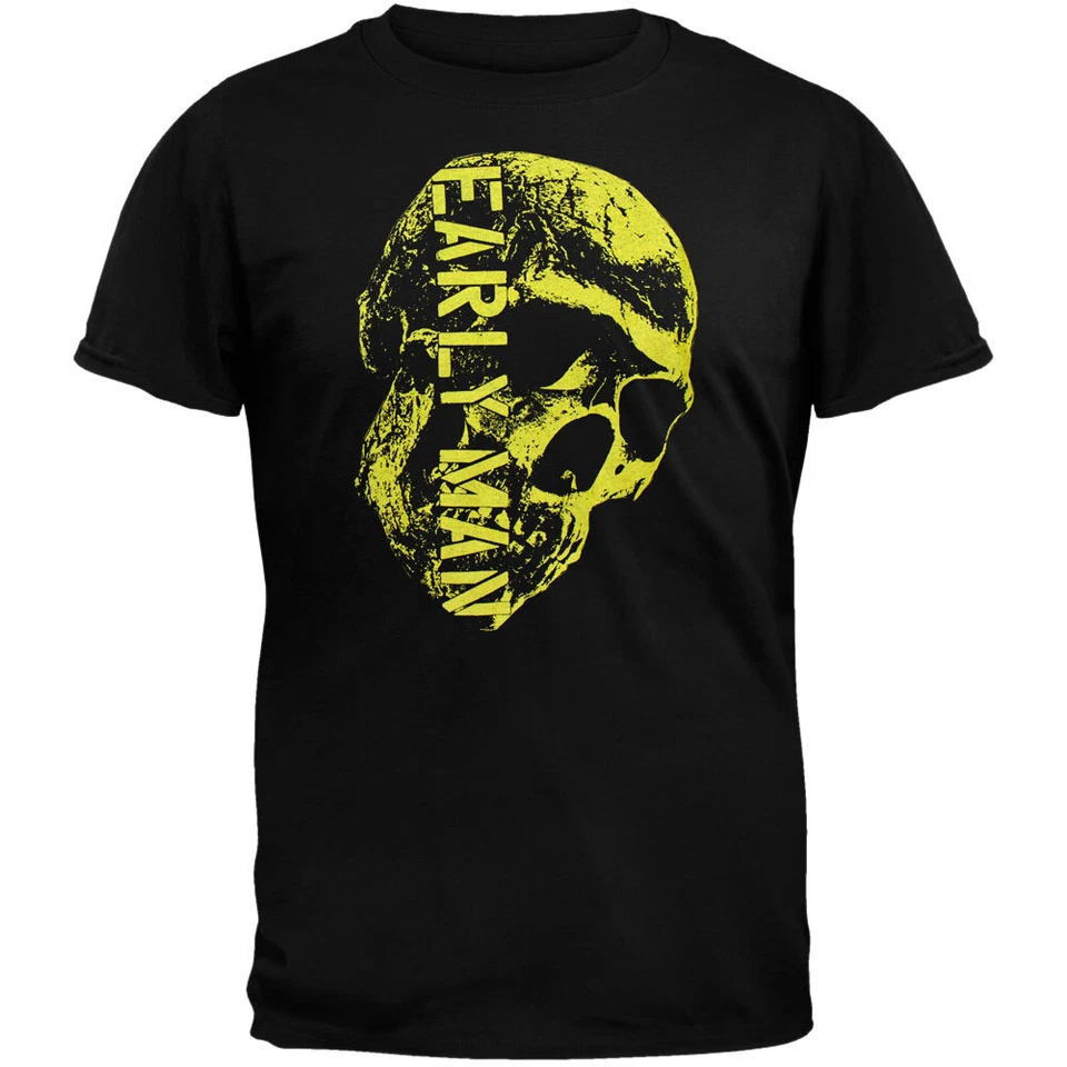 Camiseta Early Man Skull Foto 1 de 1