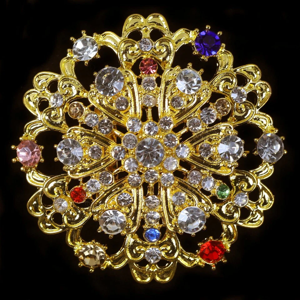 Period Costume - Jewelled Broach (style 2)  - Image 1 of 1