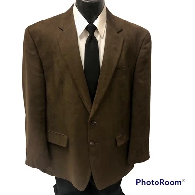 Chaps Ralph Lauren Sport Coat MICROFIBER Ultra SUEDE Jacket Evening Blazer 46 R - Image 1 of 4