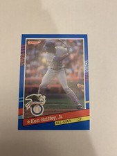 1991 Donruss Ken Griffey JR All-Star Baseball Card (Error INC No Dot)