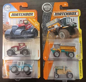 Matchbox -Acre Maker, Dirtstroyer, Crop Master & Master Sower Lot of 4 Farm Rigs - Picture 1 of 2