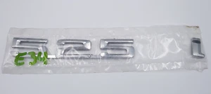 BMW E34 525i Lettering Rear Boot Trunk Lid Badge Emblem Logo Approx. 18cm USED - Picture 1 of 12