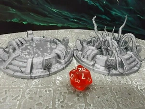 2 pezzi paesaggi sperimentali piscina cerebrale scatter terreno dungeons & draghi - Foto 1 di 6