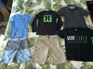 LOT 6 YOUTH Hurley SHIRT SHORTS Boardshorts RVCA Volcom Quiksilver - Picture 1 of 16