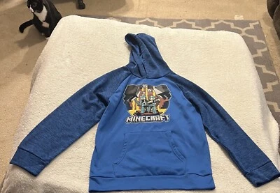 Nueva sudadera con capucha azul Minecraft de Jinx niños talla XXL (18) Foto 1 de 2