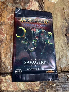 warhammer age of sigmar savagery booster packs x20 SEALED games workshop cards - Foto 1 di 2