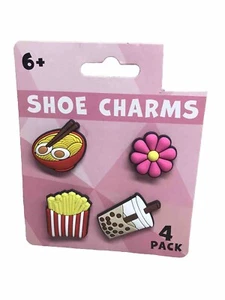 * Fast Food 4 Ct Shoe Charms 6 Plus - Picture 1 of 3