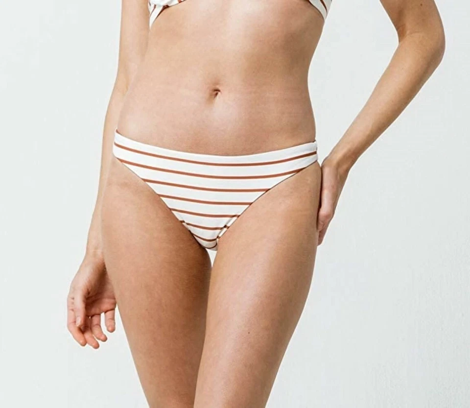 O'Neill Women's 184509 Karmen Stripe Classic Bikini Bottom Swimwear Size XS