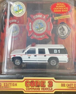Code 3 Classics 1/64 Scale Model 12368 Virginia Beach Fire Dept Command Vehicle - Picture 1 of 6
