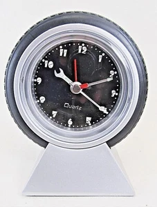 Tire Novelty Desk Clock Decorative Automotive Home Decor - Picture 1 of 2