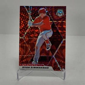 2021 Mosaic Base Red #183 Ryan Zimmerman - Washington Nationals - Picture 1 of 2