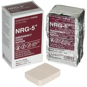 Notverpflegung NRG-5 1 Packung 500 g (9 Riegel) Survival Food MFH NEU - Bild 1 von 1