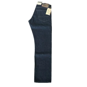Ralph Lauren Mens Straight Fit Jeans Low Rise Dark Denim W32 L32 New - Picture 1 of 3
