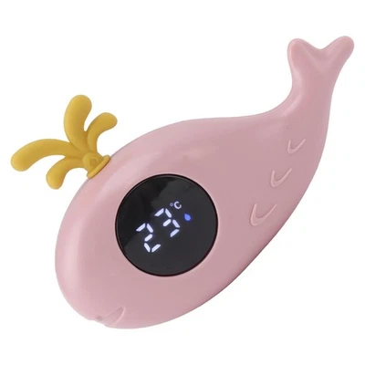 (PINK)Badethermometer Digitales Cartoon-Niedliches Wal-Thermometer - Bild 1 von 4