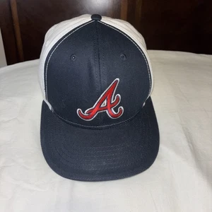 Casquette de baseball Atlanta Braves chapeau camionneur snap back Jim Beam Drink Smart - Photo 1/10