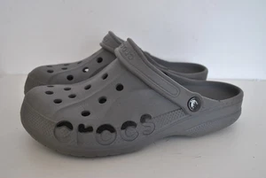 Grau Weich Gummi Slipper Herren Klassische Clogs Sandalen Gr. 6 (M7 W9) Crocs - Bild 1 von 6
