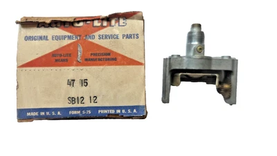 Cuadro y rotor velocímetro AutoLite 47-15, SB 12-12 años 40 1950 1960 NOS Foto 1 de 2