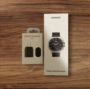 Samsung Galaxy Watch 8 Classic Noir + Brique 25W gratuite - Neuf et jamais ouvert - Photo 1 sur 5