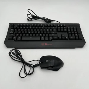 GREAT CONDITION!! Thermaltake Tteasports Gaming Keyboard and Mouse - Gaming Kit - Picture 1 of 9