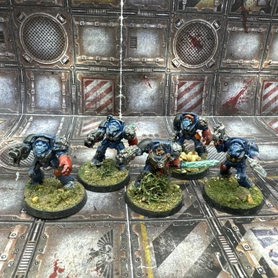 Warhammer 40K Space Marines Crimson Terminator Squad Inc Metal Captain Aaa-4 - Image 1 of 4