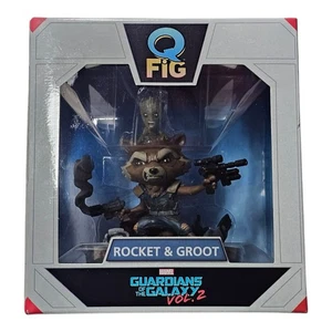 Loot Crate Rocket Raccoon & Groot Q-Fig Guardians Of Galaxy Neu in OVP kleine Figur - Bild 1 von 8