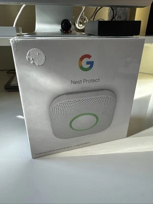谷歌 Nest Protect 第 2 代 – S3000BWES – 烟雾和 CO 警报器 – 电池 - 全新 — 第 1/4 张图片
