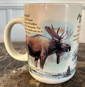 AMERICAN EXPEDITION COFFEE MUG MOOSE ALCES BULL MOOSE - Picture 1 of 5