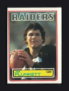 1983 Topps - Jim Plunkett #307 - OAKLAND RAIDERS - Bild 1 von 3