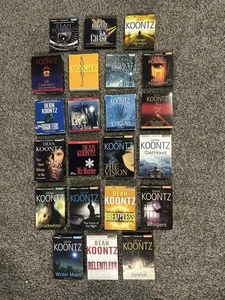 Dean Koontz HUGE Lot 22 Audio Books on Compact Disc CD - NICE! - Picture 1 of 4