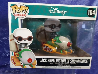 Disney Pop Rides 104 MIB The Nightmare Before Christmas Jack in Snowmobile - Image 1 of 3
