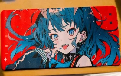 XL Gaming Mouse Pad Desk Mat 60x30cm – Red Anime Devil Girl Waifu – New UK - C8 - Image 1 of 4