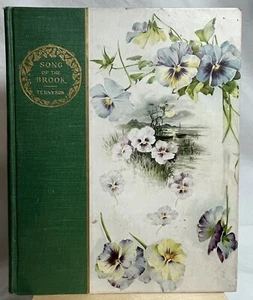 Decorative binding - Song of the Brook by Tennyson (ca. 1900) - Picture 1 of 12