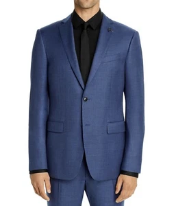 JOHN VARVATOS STAR USA Bleecker Street Mélange Solid Slim Fit Suit Jacket, 42R - Picture 1 of 10