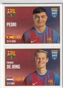 Panini Fifa 365 2022 Sticker Numéro 114 Pedri / Frenkie De Jong - Picture 1 of 1
