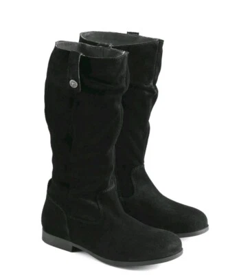 Birkenstock Women’s Sarnia High Black Smooth Suede Pull On Boot EU 36 Size 5 US - Image 1 of 4