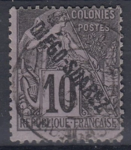 TIMBRE DIEGO SUAREZ TYPE ALPHEE DUBOIS 20c NOIR N° 17 OBLITERATION LEGERE - Picture 1 of 2