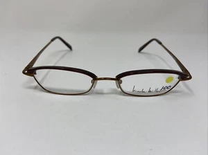 NICOLE MILLER TUBE TOP BRONZY 49/19/140 BRONZE BROWN FLEX HINGE 2520 - Picture 1 of 8