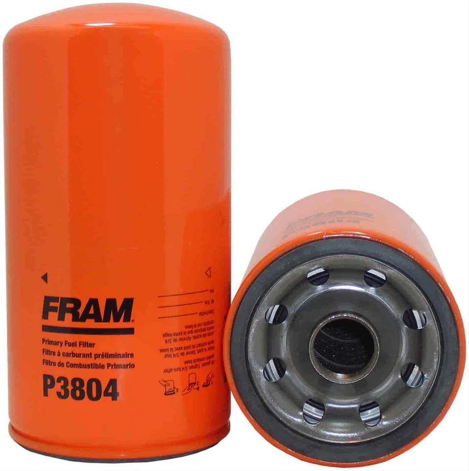 Fram P3804 Fuel FILTER  Primary Spin-on PAIR ( 2 FILTERS) - Image 1 of 1
