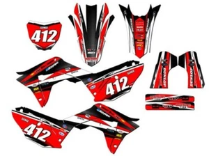 2019-2020 CRF 450 R VIGOR Red Senge Graphics Kit Compatible with Honda - Picture 1 of 10