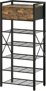 Shoe Rack, 7-Tier Shoe Storage Organizer for Entryway, Free Standing Shoe Shelf - Picture 1 of 8
