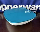 Tupperware Chic Dining Allegra Square Serving 10.5 cup / 2.5L Bowl Peacock New