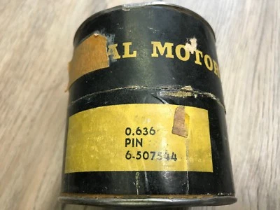 1935-1952 PONTIAC 6 CYLINDER NOS GM PISTON WRIST PIN SET 6 PCS OS .003   507544 - Image 1 of 2