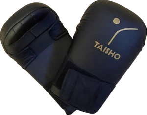 KARATE MITTS, GLOVES - Semi Contact Gloves - BLACK - many sizes available - Picture 1 of 1