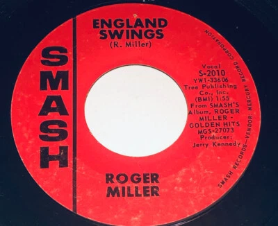 Roger Miller England Swings & Good Old Days 45 Rpm 233B16 - Image 1 of 4