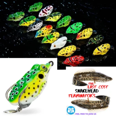 NEW SPINNER SILVER TAIL FROG LURES BASS/SNAKEHEAD/PIKE USA SELLER CRANKBAITS NEW - Image 1 of 4
