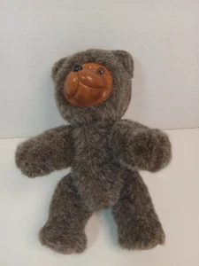"Oso de peluche vintage Robert Raikes cara de madera Jamie articulada 9"" aplausos 1985 *Blemi" - Imagen 1 de 6