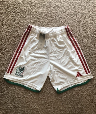 2022-23 Men’s Adidas Mexico Home Soccer Shorts Small El Tri Cover