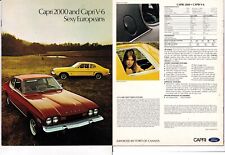 1973 Ford Capri 2000 & Capri V-6 Sales Brochure nhc6
