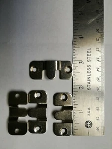 Flush Mount Heavy Duty Hangers, 1 11/16" x 3/4", 16 Sets (32Pcs) - Picture 1 of 3
